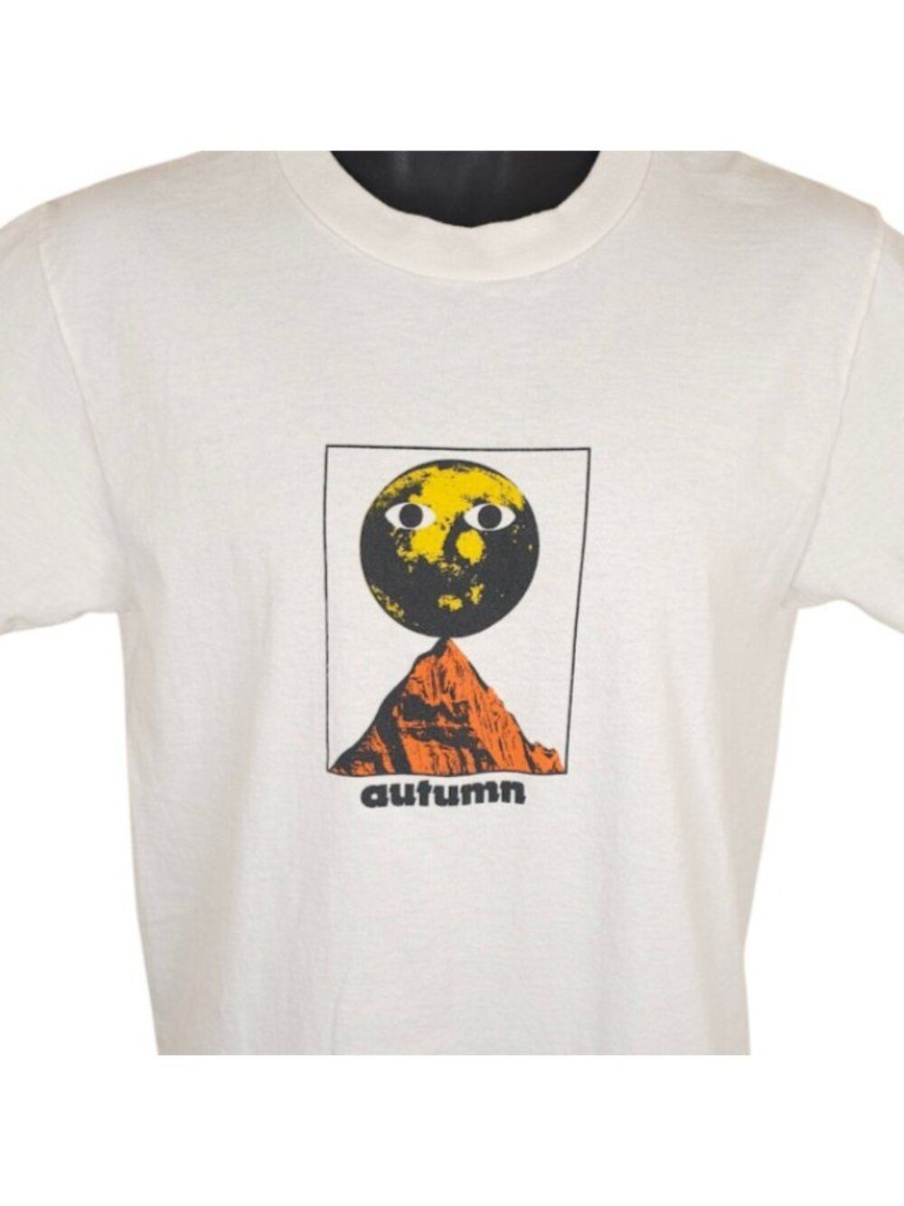 Autumn Moon Man T Shirt Mens Size Small White Mountain Rock Climbing
